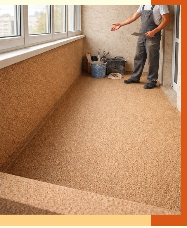 Утепление балкона жидкой пробкой в Глазове от 3724 руб/м² под ключ | ТепломастерГлз