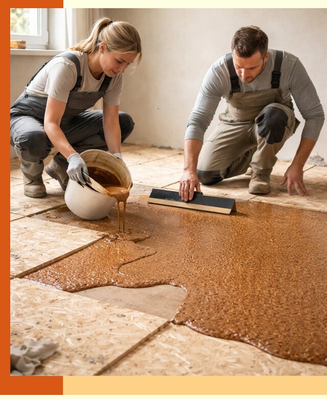 Утепление пола жидкой пробкой в Глазове для квартир и домов