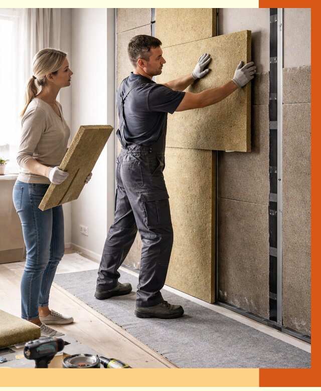 Профессиональная шумоизоляция квартиры в Глазове от 7652 руб. за м2 | ТепломастерГлз