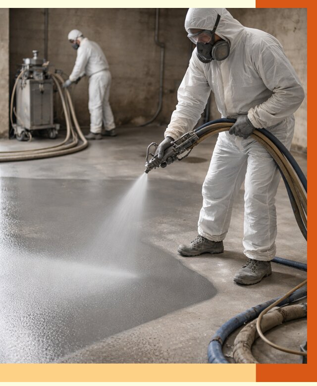 Гидроизоляция полимочевиной в Глазове от 8673 руб/м² — напыление полимерной гидроизоляции | ТепломастерГлз