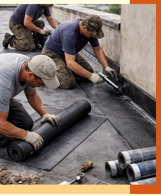 Гидроизоляция кровли в Глазове от 4591 руб. — профессиональная гидроизоляция крыши | ТепломастерГлз