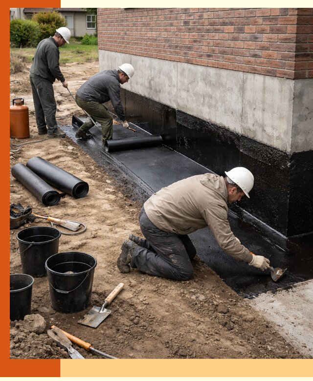 Гидроизоляция фундамента в Глазове: надежная защита строений