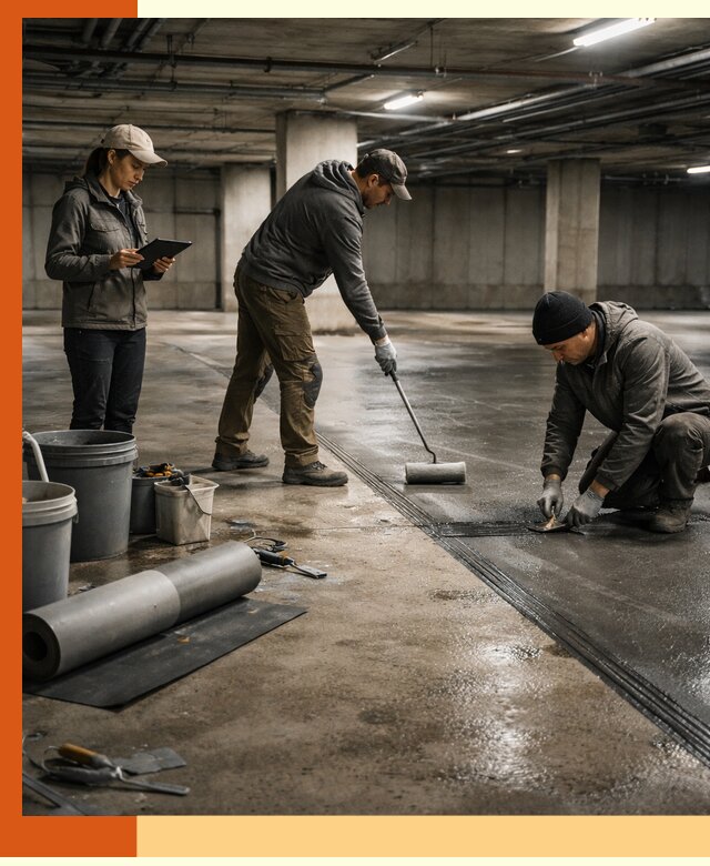 Гидроизоляция паркинга в Глазове: качественная защита зданий