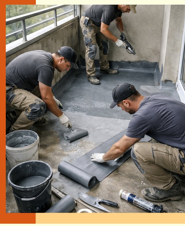 Гидроизоляция балкона в Глазове: надежная защита от протечек