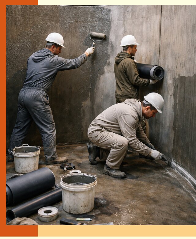 Гидроизоляция резервуара профессионально в Глазове