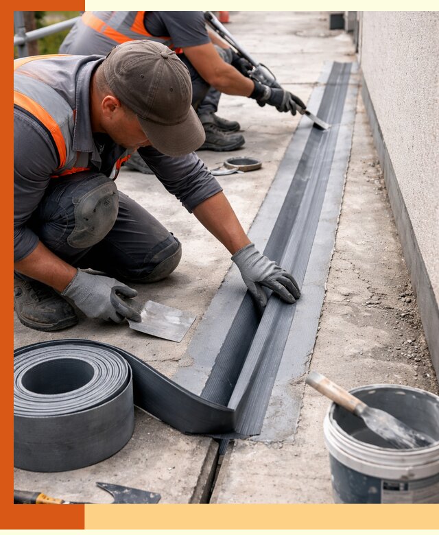 Гидроизоляция деформационного шва в Глазове профессионально и надежно