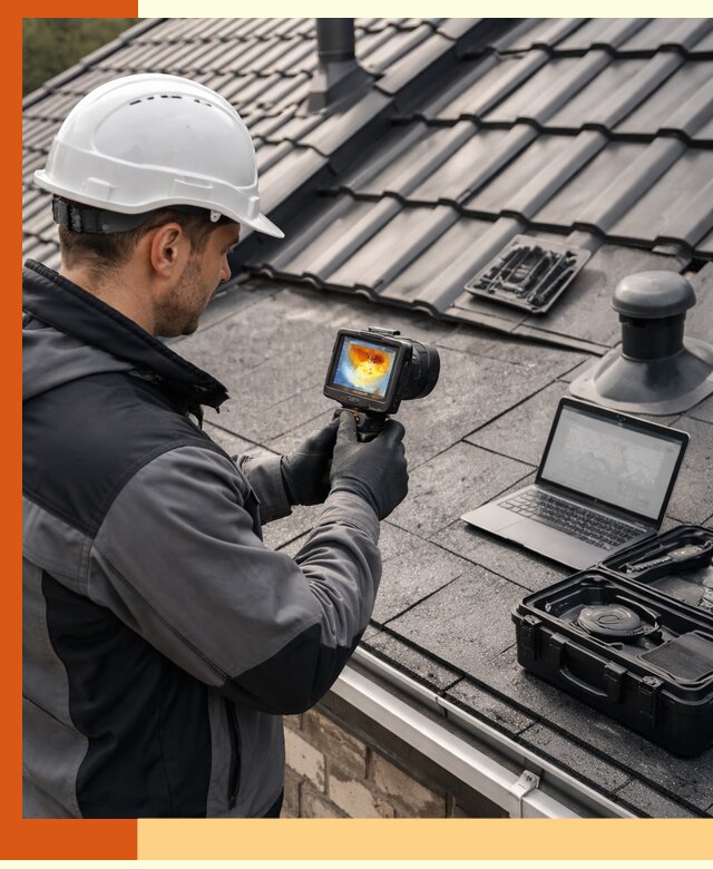 Тепловизионное обследование кровли в Глазове для выявления дефектов