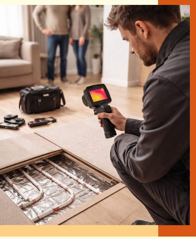 Тепловизионное обследование теплого пола в Глазове от 4591 руб. — ТепломастерГлз