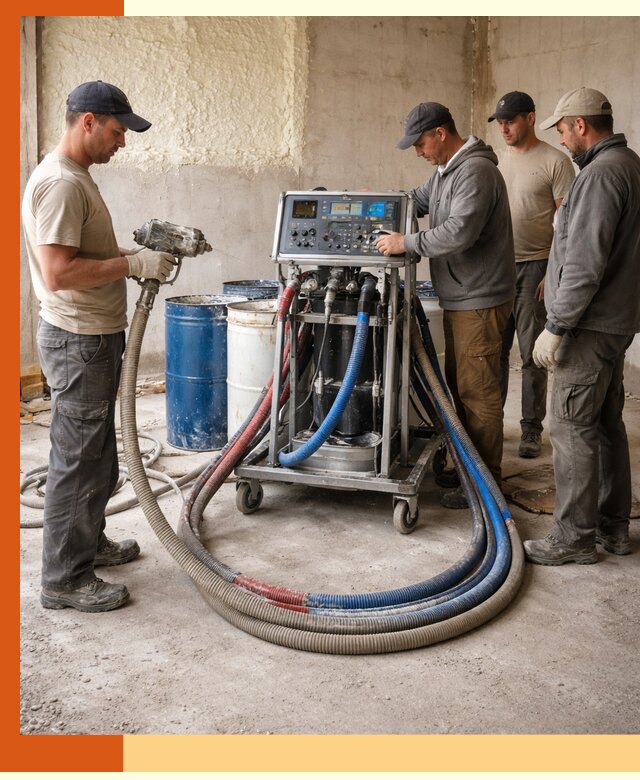 Аренда установки для напыления ППУ в Глазове на выгодных условиях